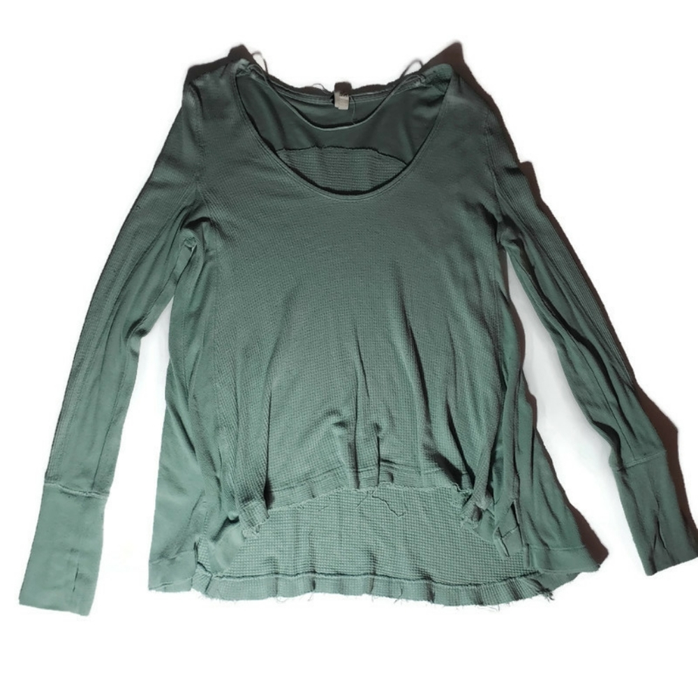 We The Free Malibu Thermal Oversized Shirt small - Picture 2 of 8